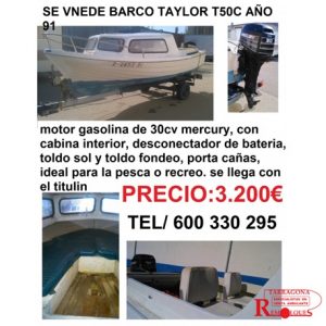 barca-taylor-t50c remolques tarragona